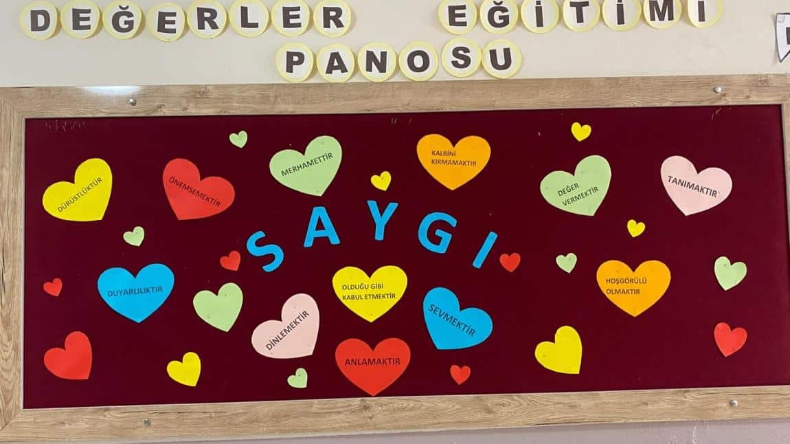 EKİM AYI DEĞERİ - SAYGI